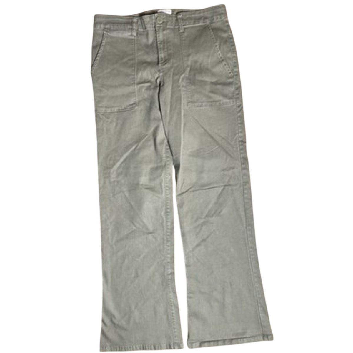 Sanctuary Pants Womens 30 Green Chino Twill Relaxed Fit Pockets Flat Front