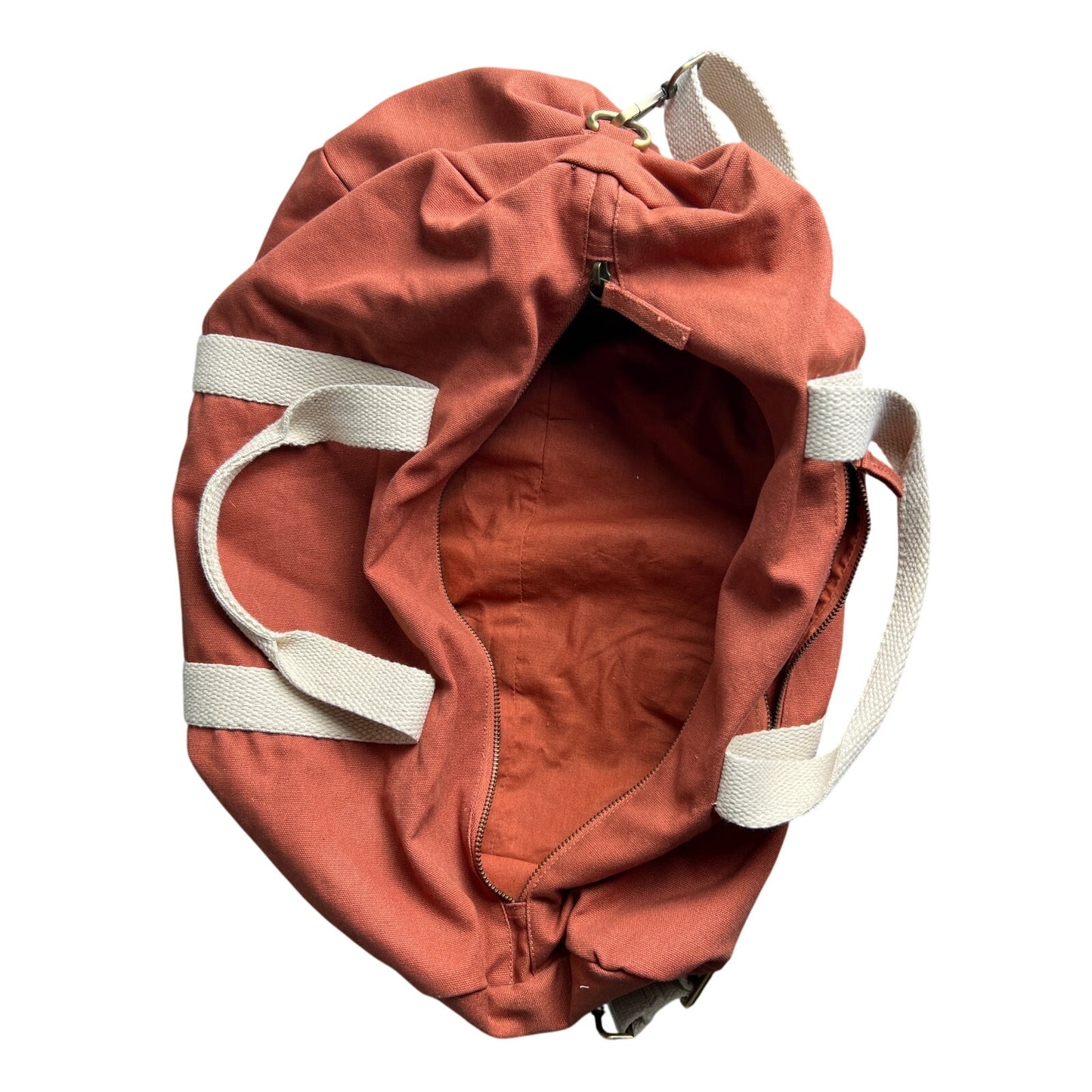 Raja Know Supply Made In India Orange Duffle Bag