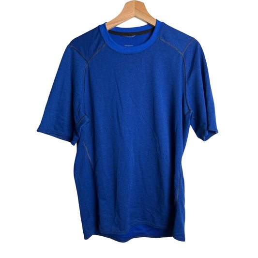 Patagonia Men's Blue Cool S/S Trail T-Shirt Size L