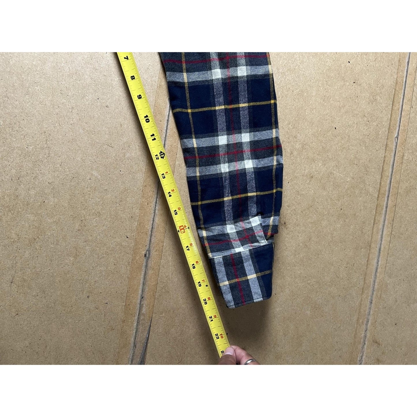 Barbour Shirt Mens L Blue Plaid Long Sleeve Button Up Casual Tailored Fit