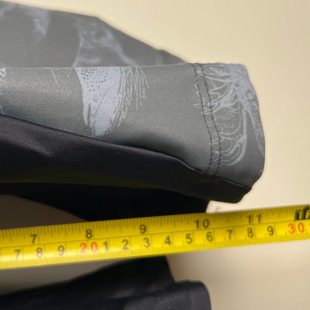 Podiumwear Cycling Shorts Mens 4XL Padded Bike Riding Gray Animal Print