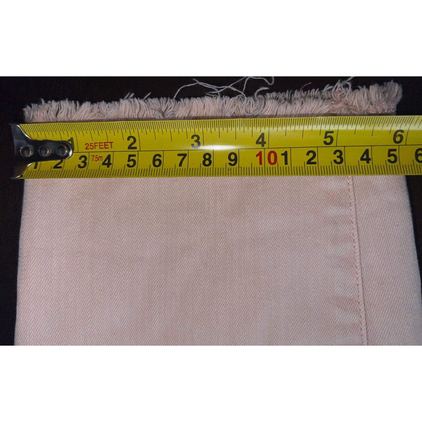 Ecru Size 4 Ivory Pink Skinny Leg Stretch Pants