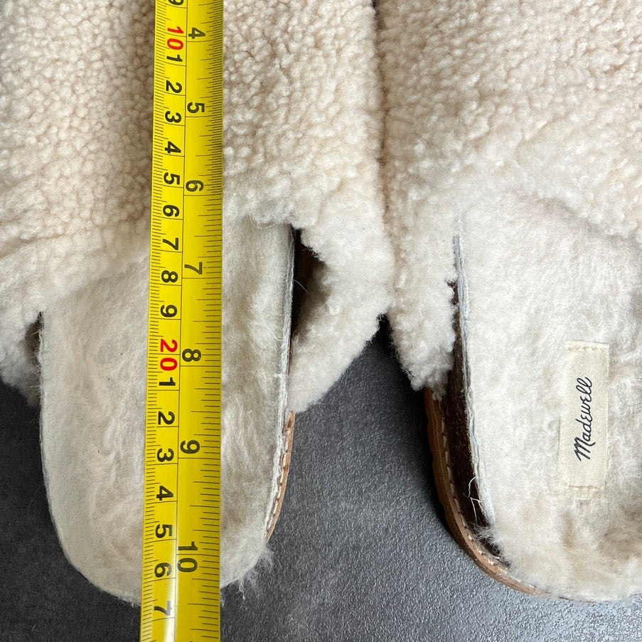 Madewell Size 9 Women's The Layne Clog Mule in Shearling