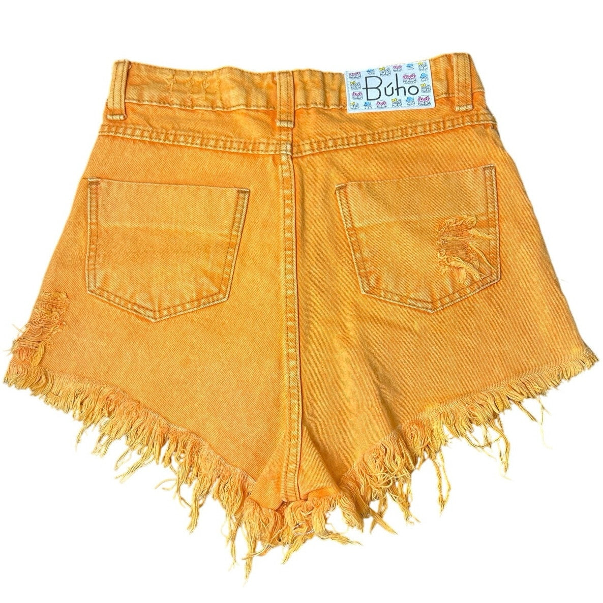 Búho Brasil Orange Women Shorts Size 36