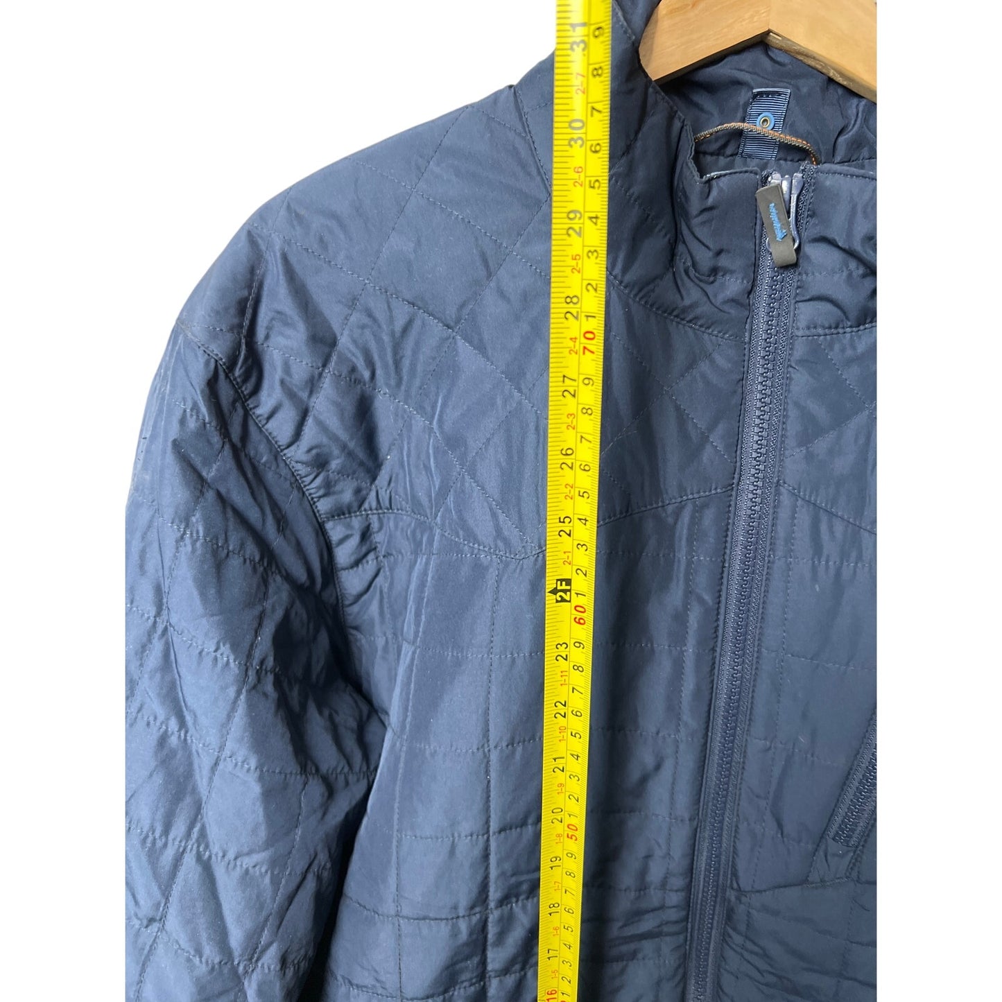 Merrell Navy Blue Mens Large Quilted Light Puffer jacket