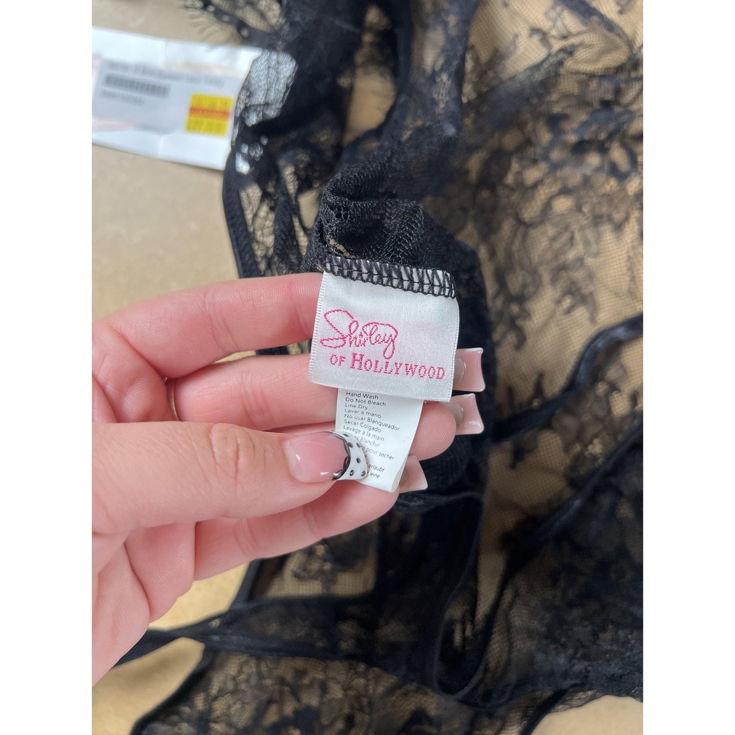 Shirley Teddy Womens S Black Lace Eyelash Sheer High Cut Lingerie Sexy