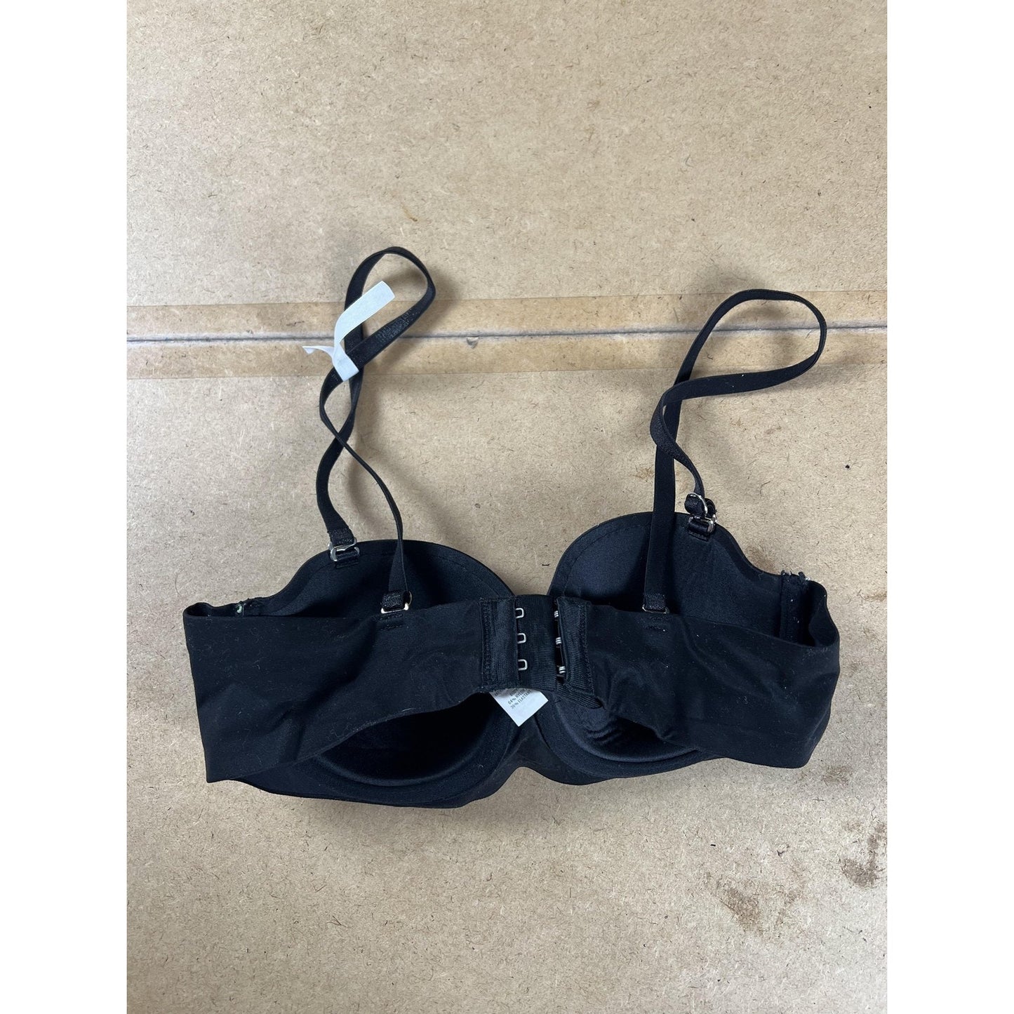 Aerie Bra Womens 32B Black T-Shirt Molded Padded Underwired Seamless Adjustable