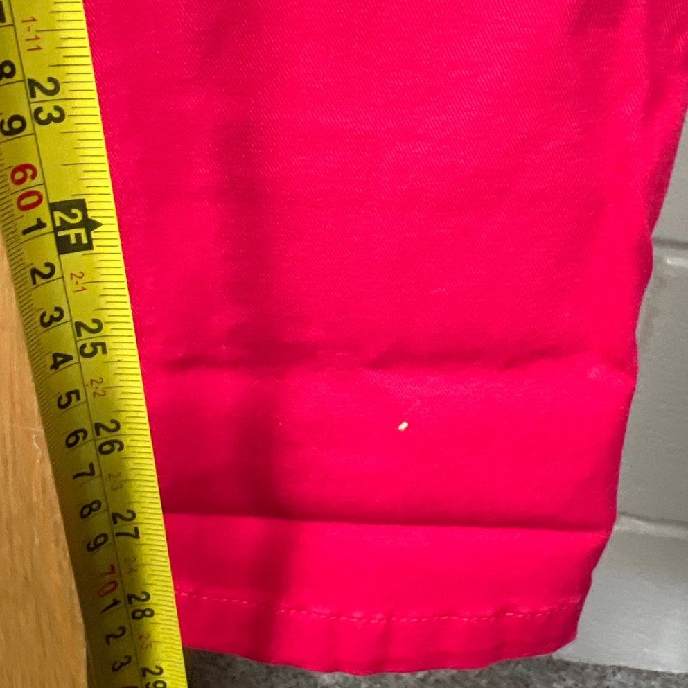 British India Traveller Size 7 Red Women Pants Skinny