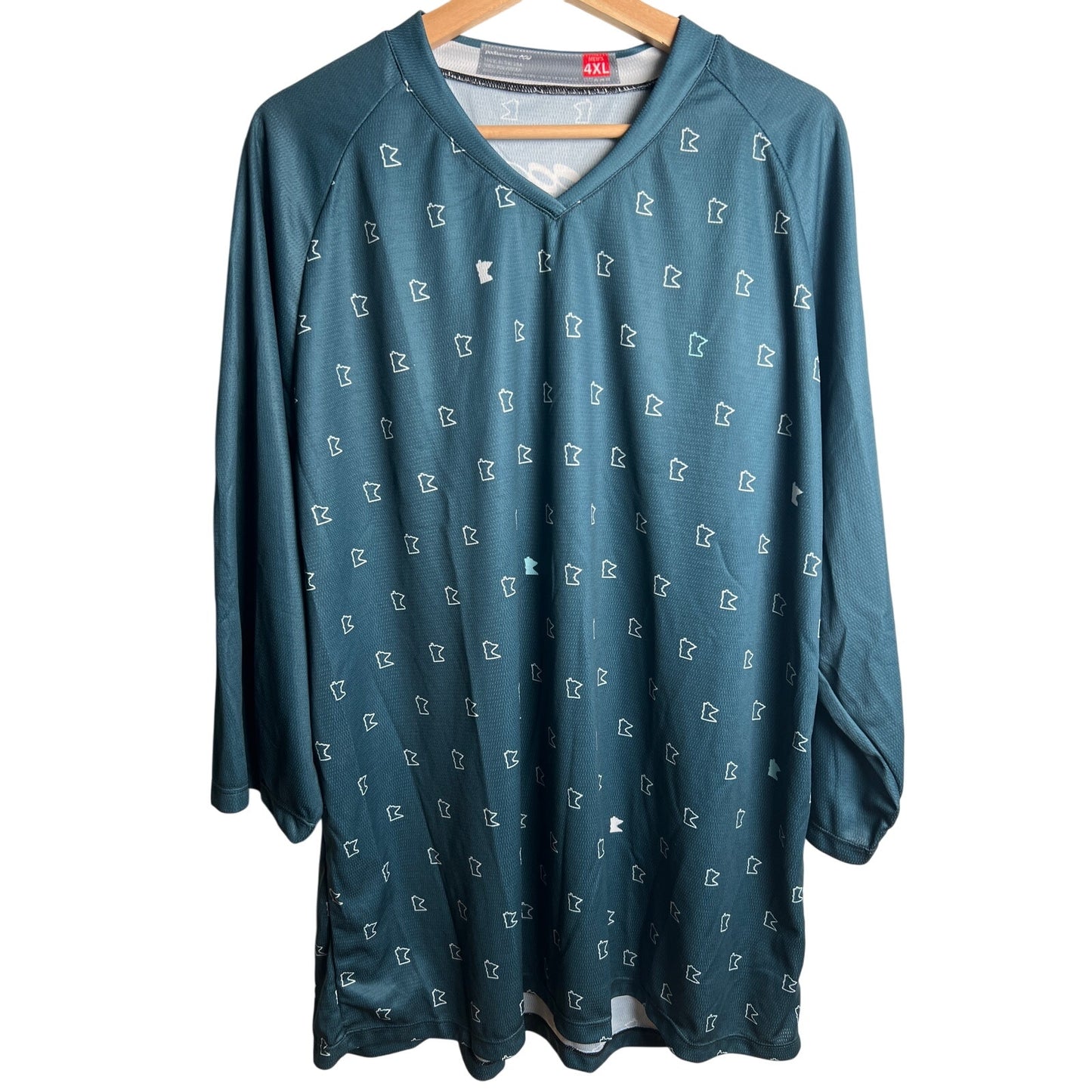 Podiumwear 000 Size 4XL Made In Minnesota Cycling Long Sleeve Nordic