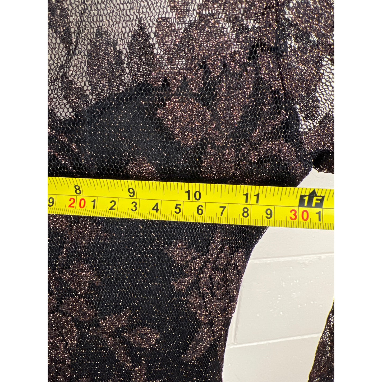 Y2K Charlotte Russe XS Black Lace Mesh Long Dress Longsleeve