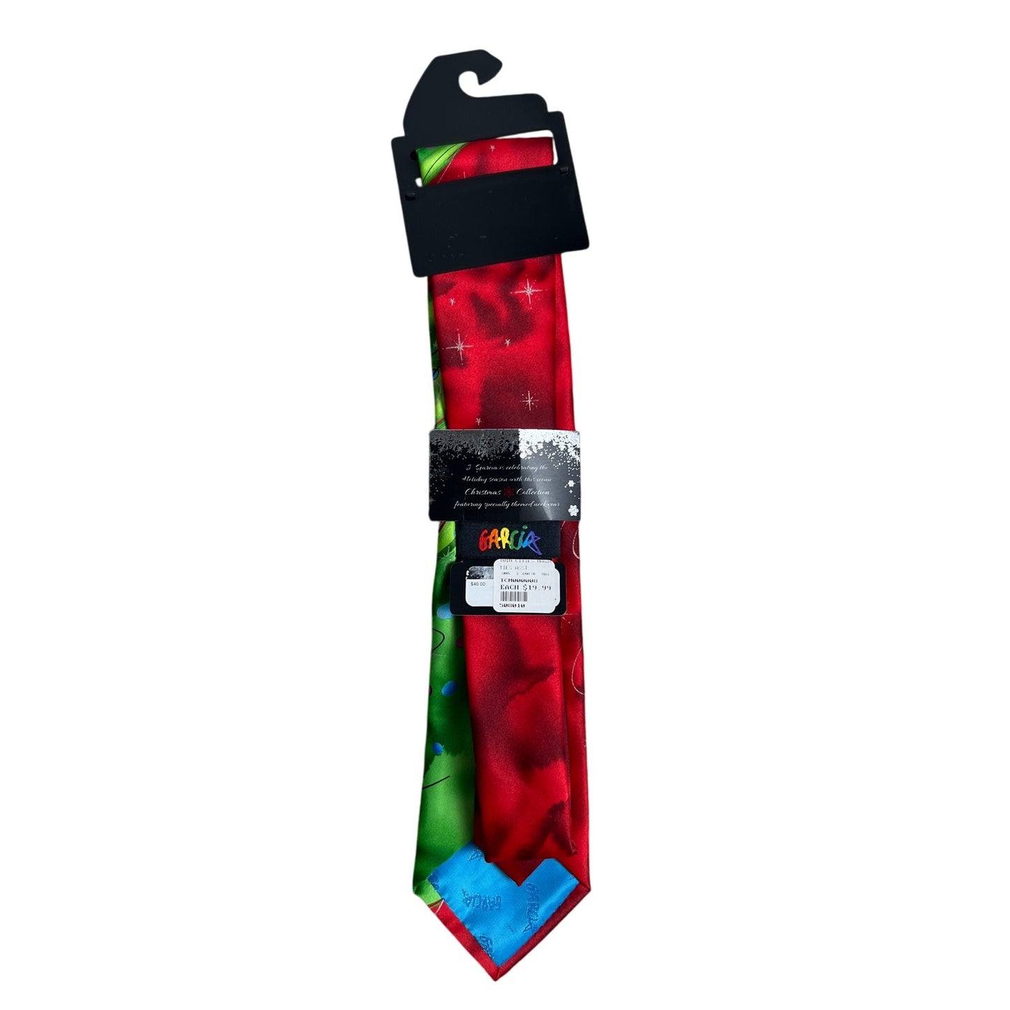 NWT Jerry Garcia Mens Designer Fashion Party Holiday Tie Colorful Red Green Blue