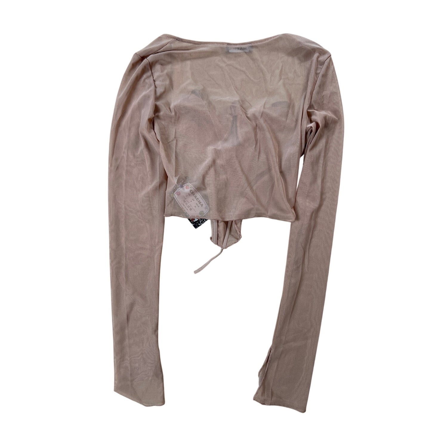 NWT Chacha Nude Mesh Corset Top Size S