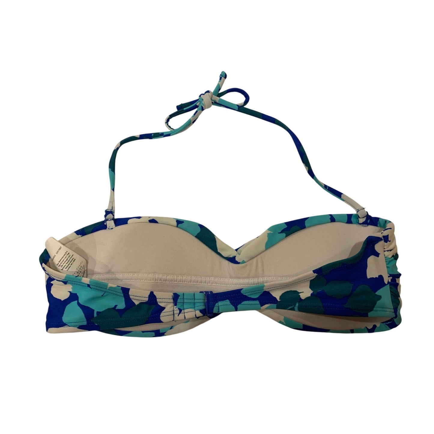 Gap Body Women's Size Small S Bikini Top Blue Floral - EUC