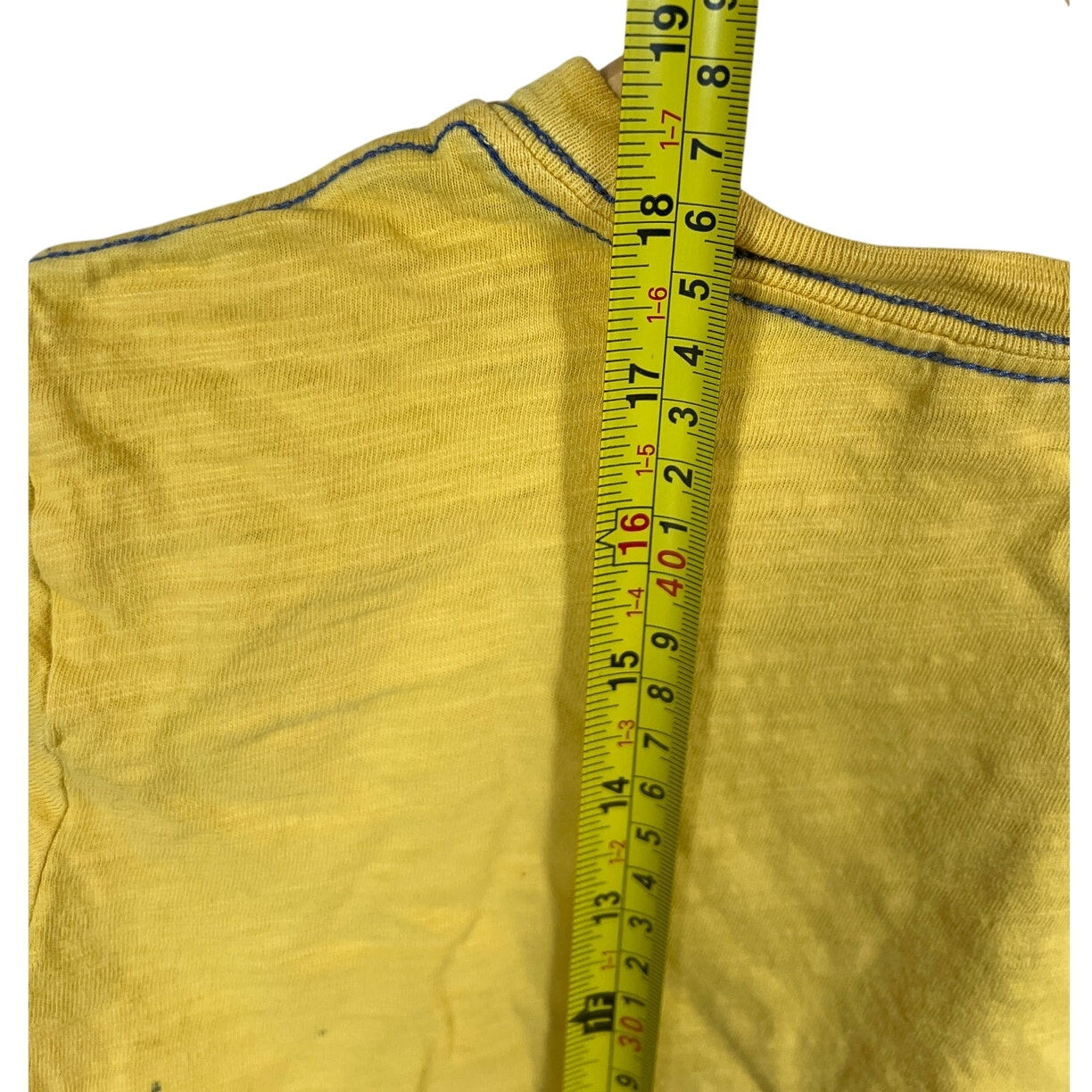 Hanna Anderson 120 Race Car Yellow T-shirt Painted