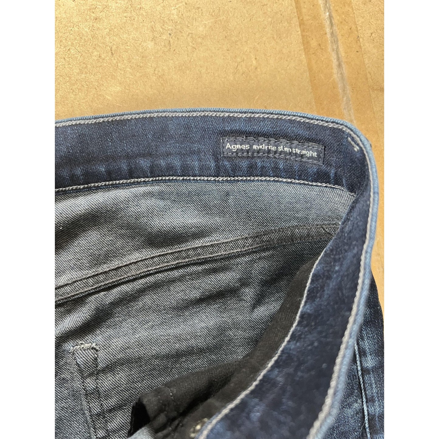 C Of H Mens 28 Blue Chino Slim Straight Denim Cotton Stretch 5-Pockets