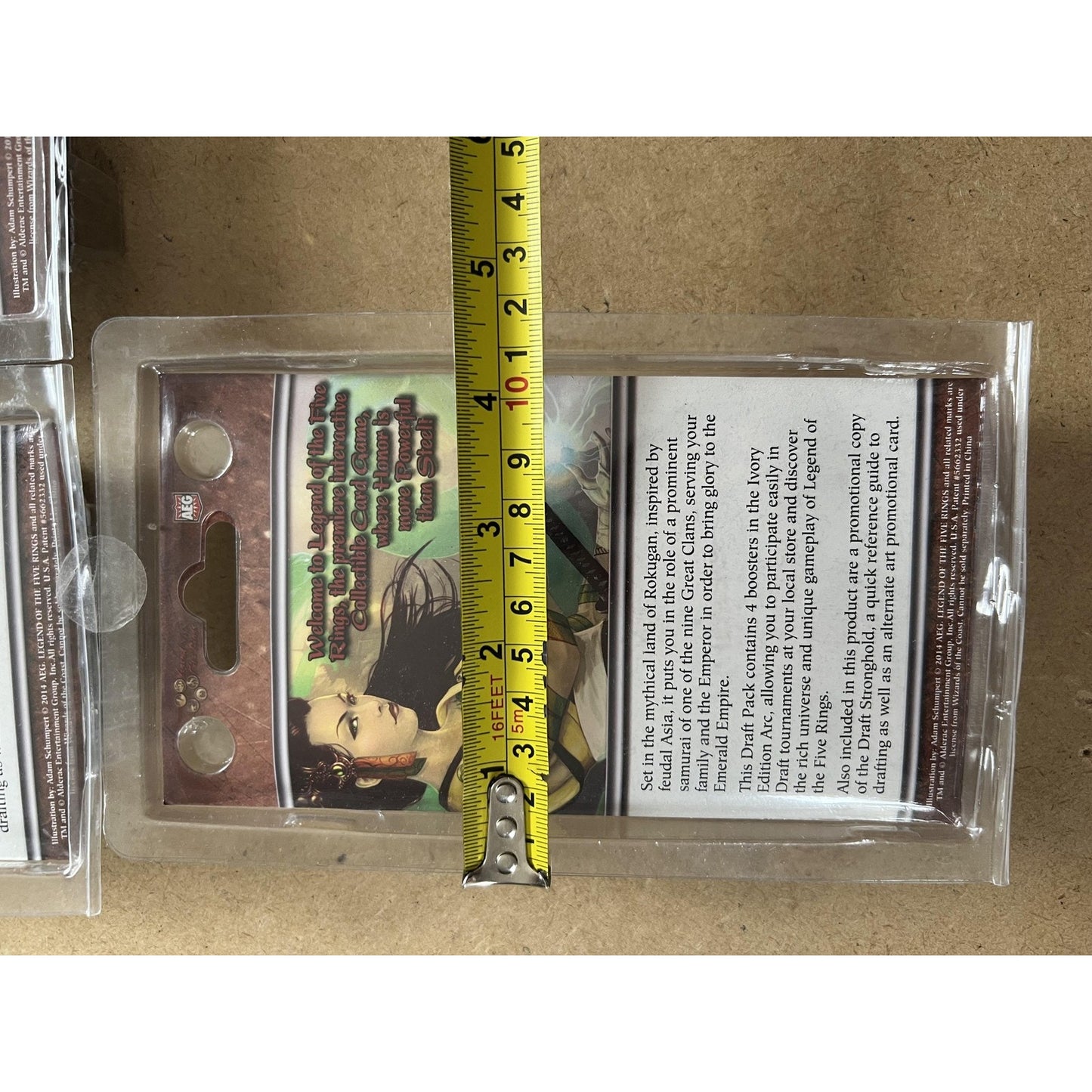 Legend Of The Five Rings White Draft Player Kit Lot Of 4 AEG Promo English 2014