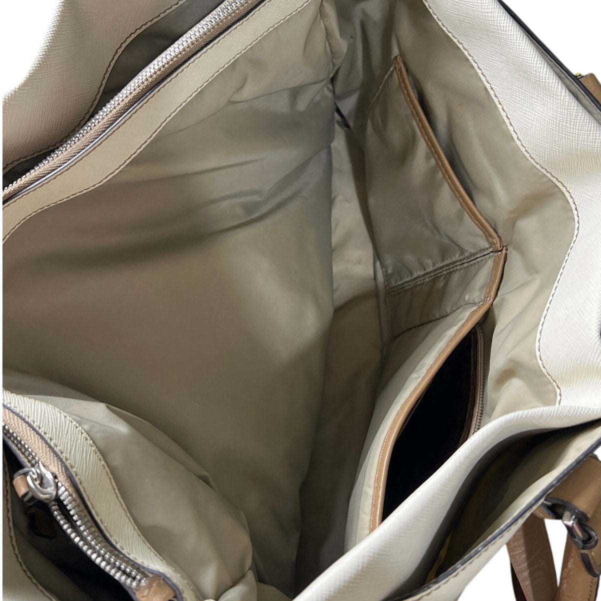 Tumi Tan 73105SN Turin Shopper Tote Leather Purse