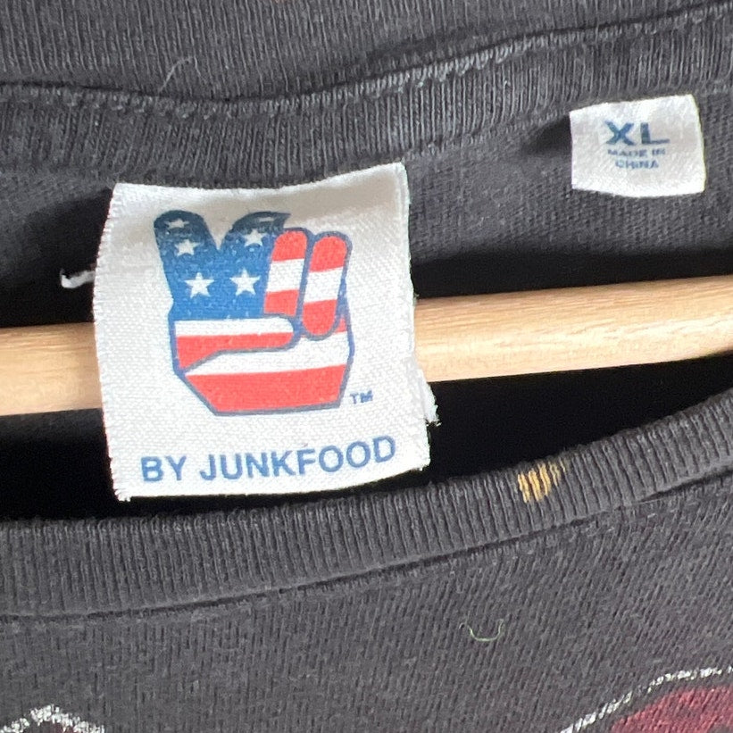 AC DC Let There Be Rock Black T-shirt By Junk Food Size XL