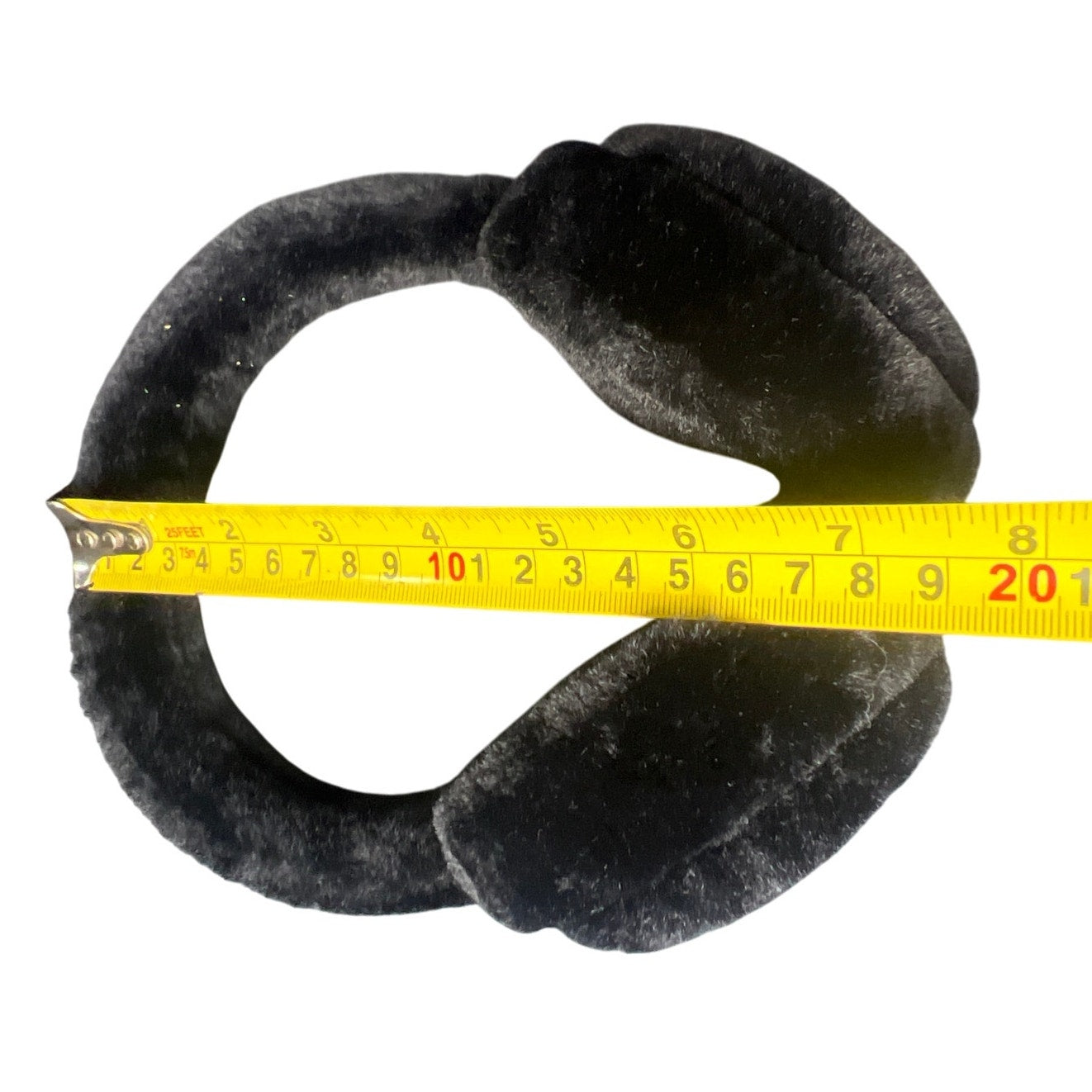 Winter Black Faux Fur Ear Muffs