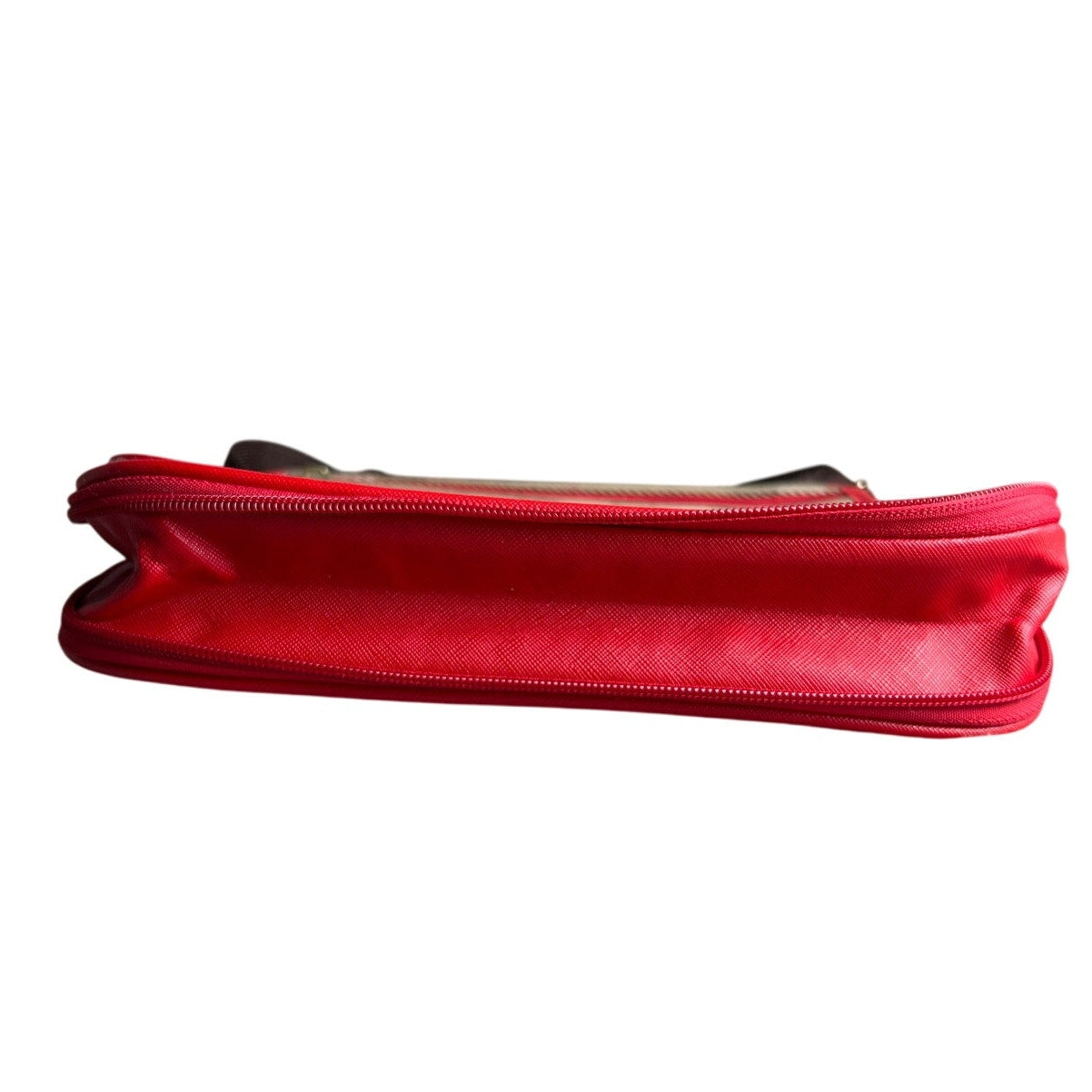 Vintage Burberry Handbag With Red Black And White Striped