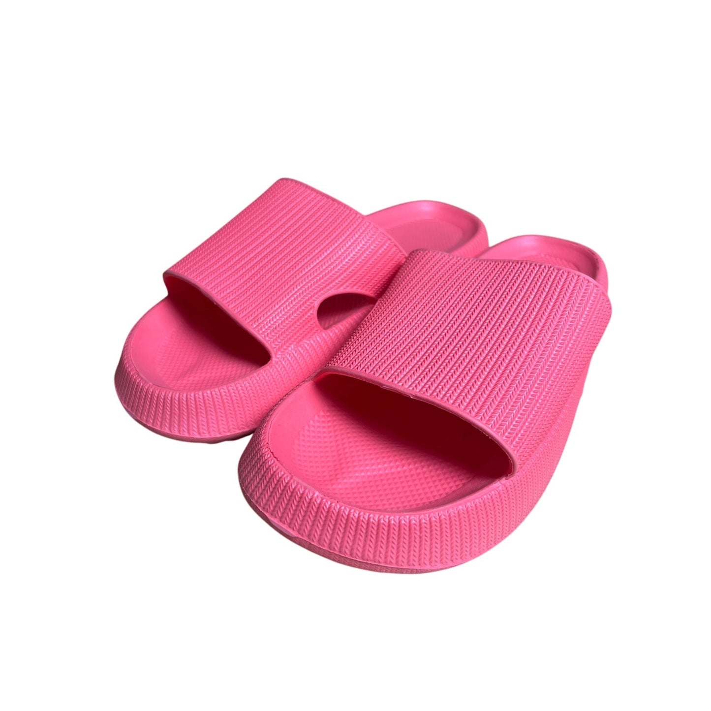 Women's Pink Puff Slide Sandal Size 11.5