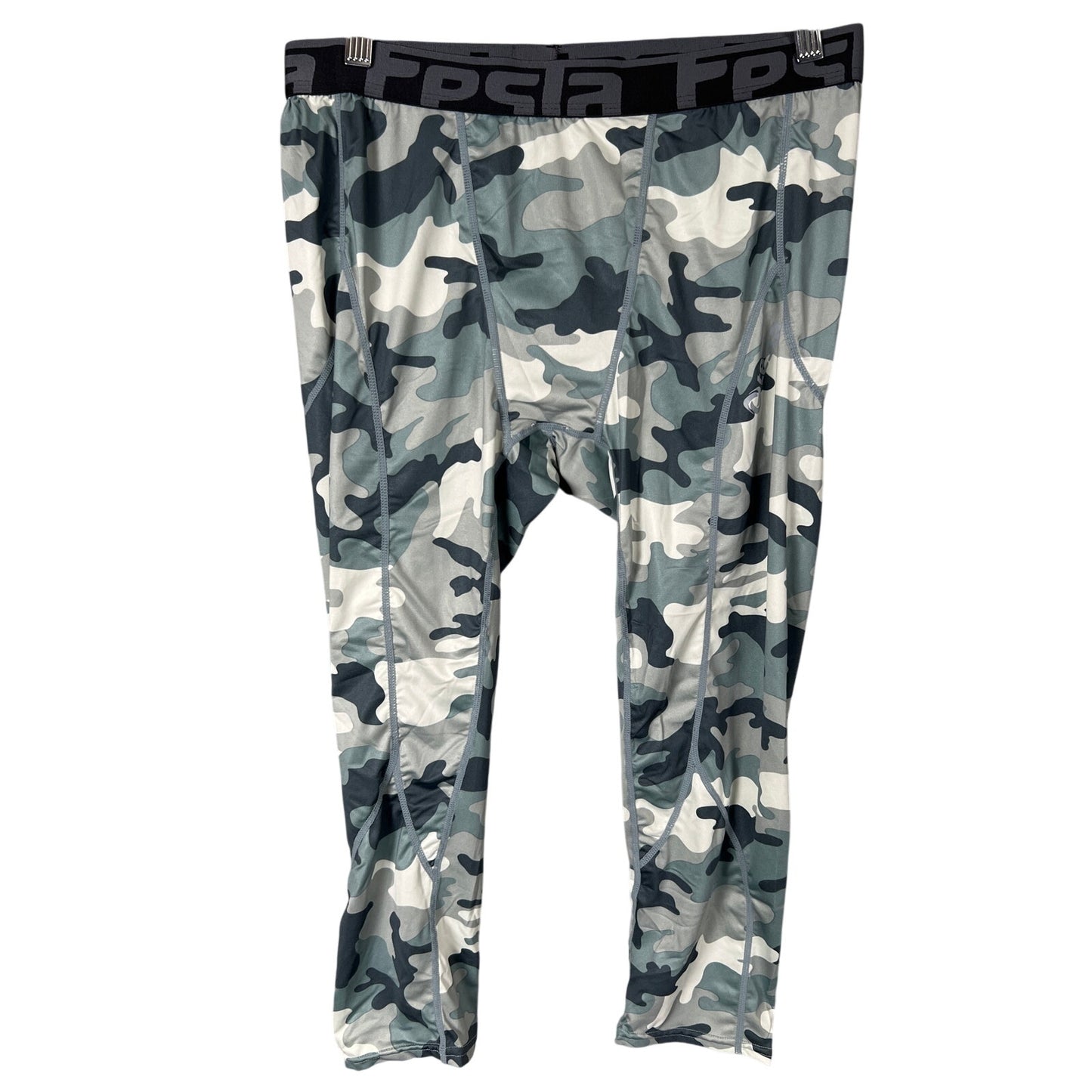 Tesla Camo Compression Training Cool Dry Workout Bottoms 3XL