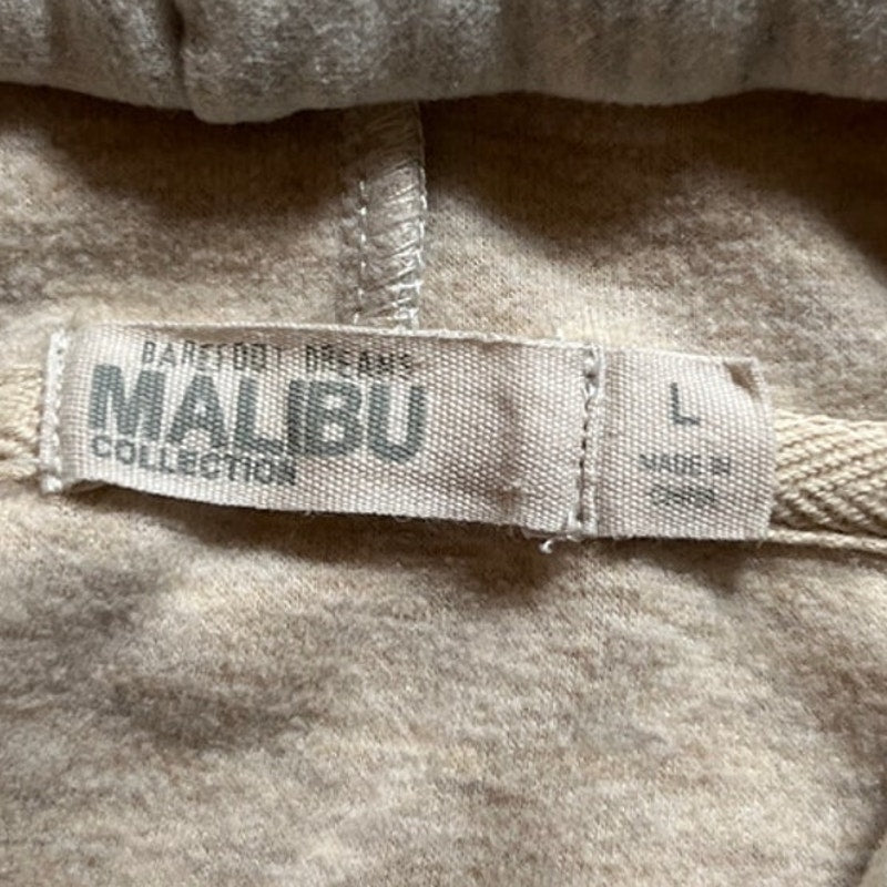 Barefoot Dream Malibu Gray Pull-Over Women Sweater Size Large