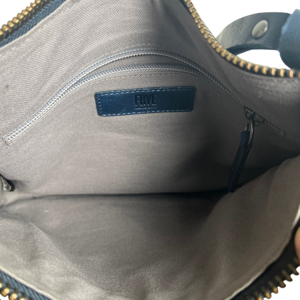 Frye Melissa Leather Crossbody In Blue