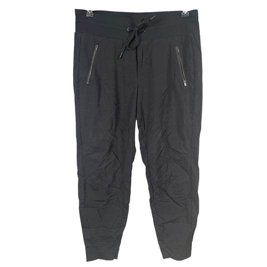 Athleta Size 12 Nylon Black Trekkie North Jogger Sweatpants