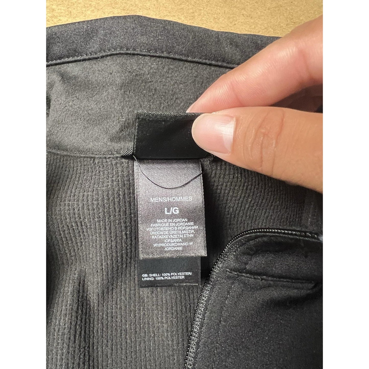 The North Face Vest Mens L Black Canyonwall Windbreaker Full Zip Zipped Pockets