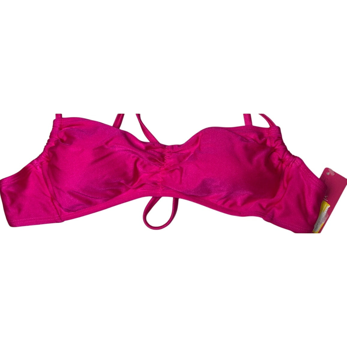 Xhilaration Pink Tie Crossback Bikini Top Women's Juniors Medium M NWT