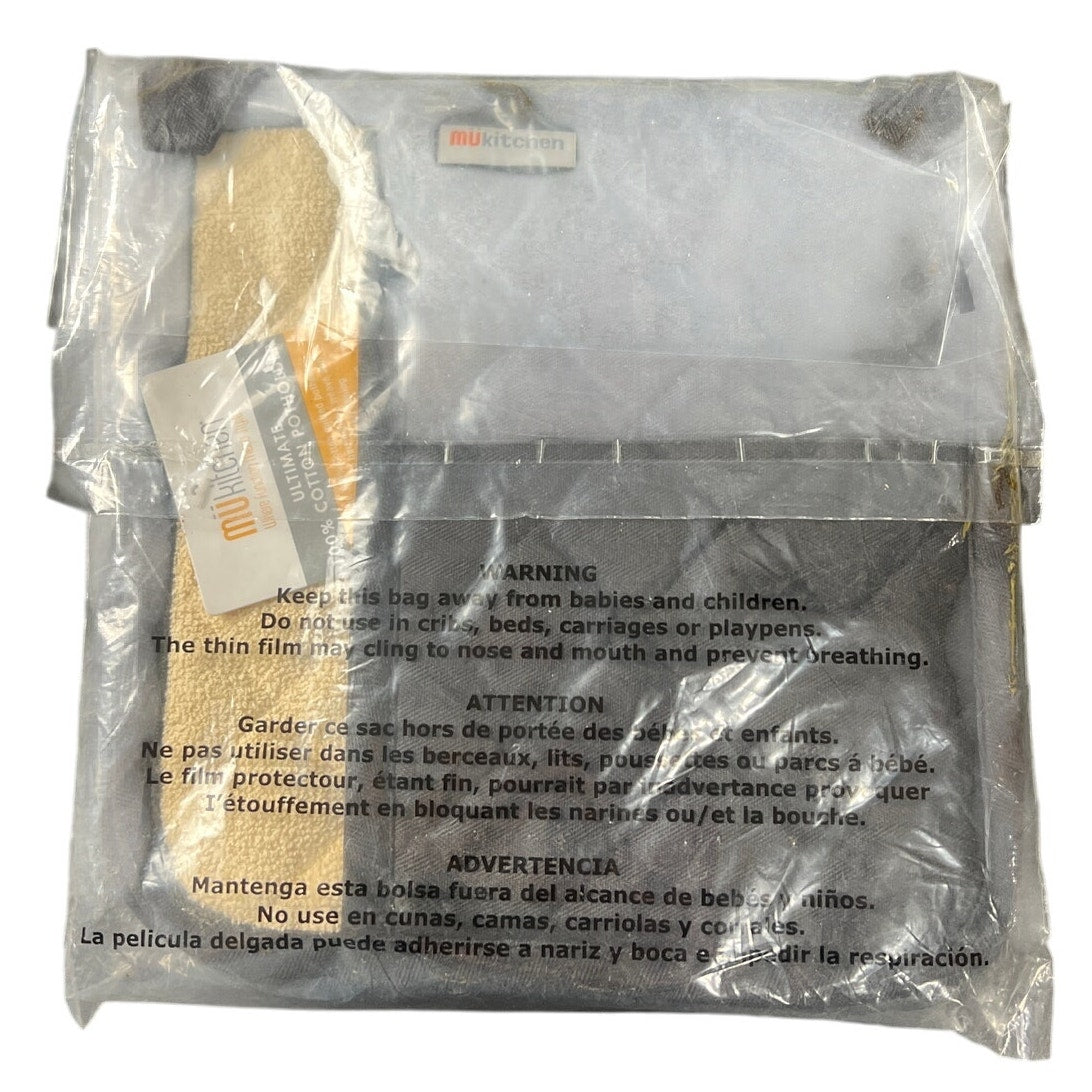 MuKitchen 100% Cotton Potholder NWT Sealed