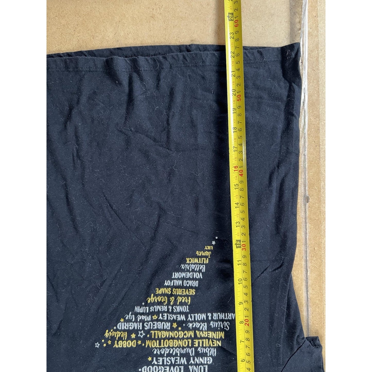 Harry Potter T-Shirt Teens XL Black Tagless Crew Neck Graphic Jersey Cotton