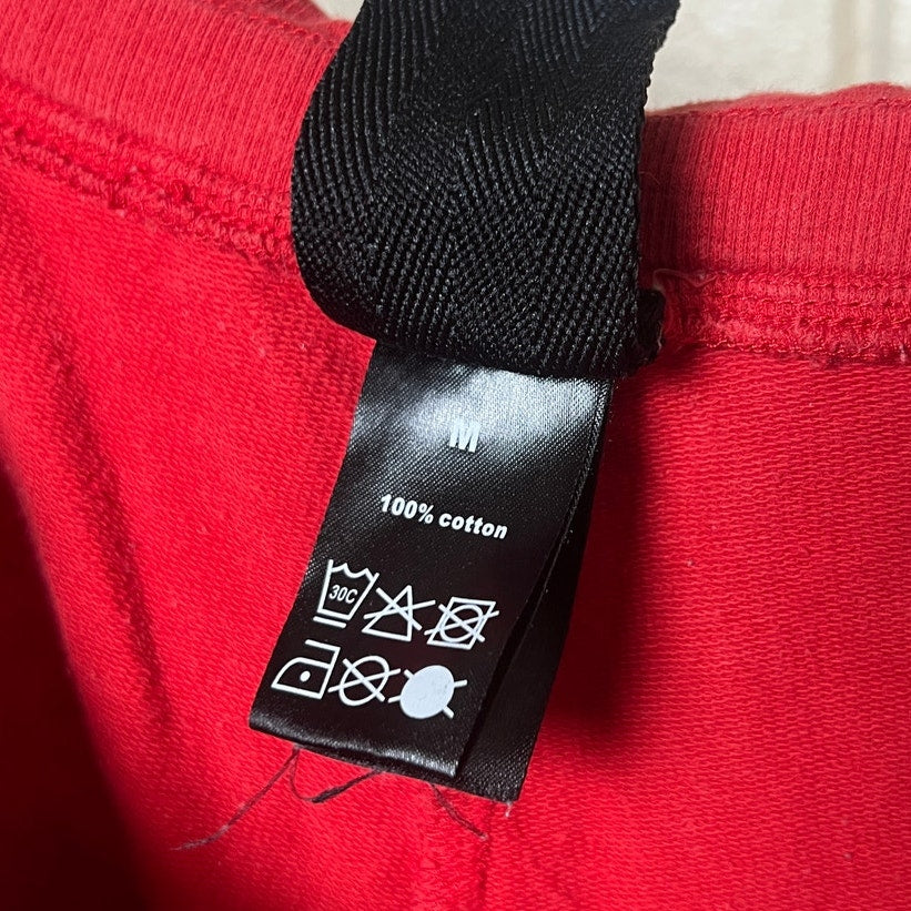 Y2K Tribal Red Flair Wide Baggy Pants Size Medium M