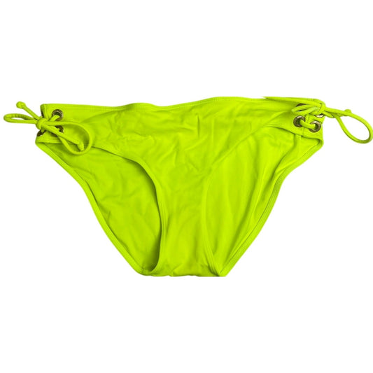 PINK Victoria Secret Lime Green Medium Swim Bottom