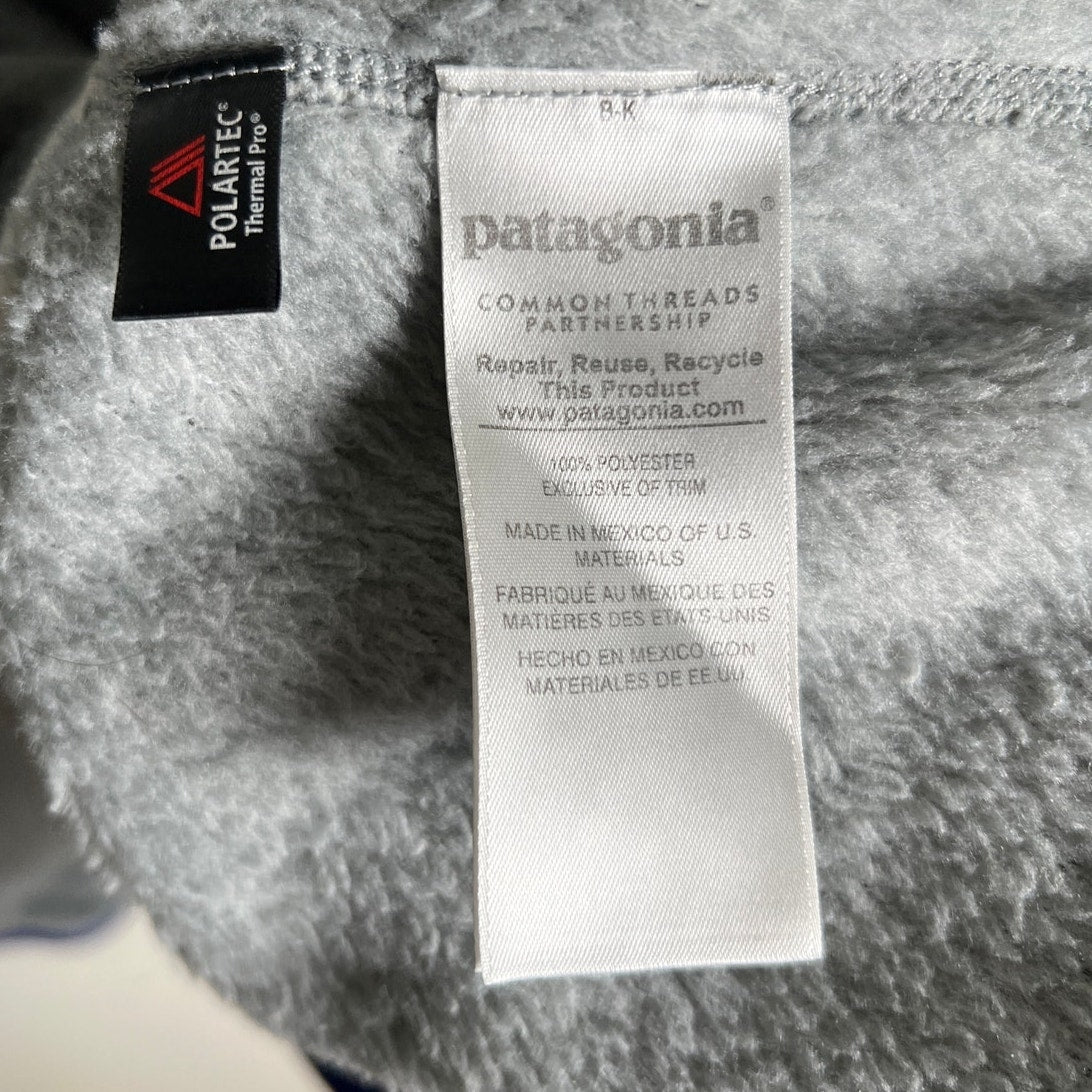 Patagonia Women's Size L Re-Tool Gray Pockets Snap T Pullover Jacket