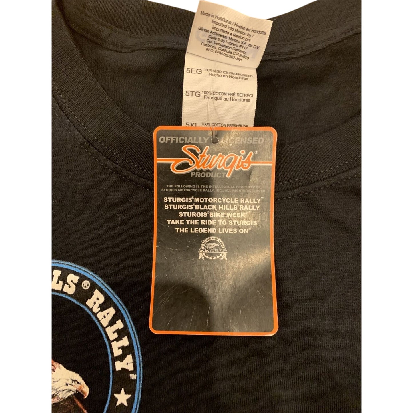 2013 Sturgis USA 73rd Annual Black Hills Rally T-Shirt South Dakota 5XL NWT