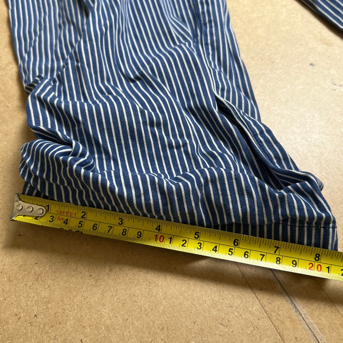 Hanna Andersson 100% Cotton Blue/White Stripped Pant Size Small