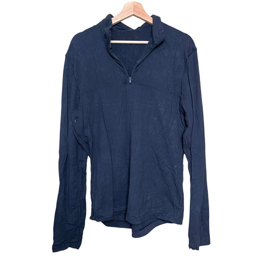 Lululemon Men’s Mock Neck Long Sleeve Navy *Dimension In Picture*