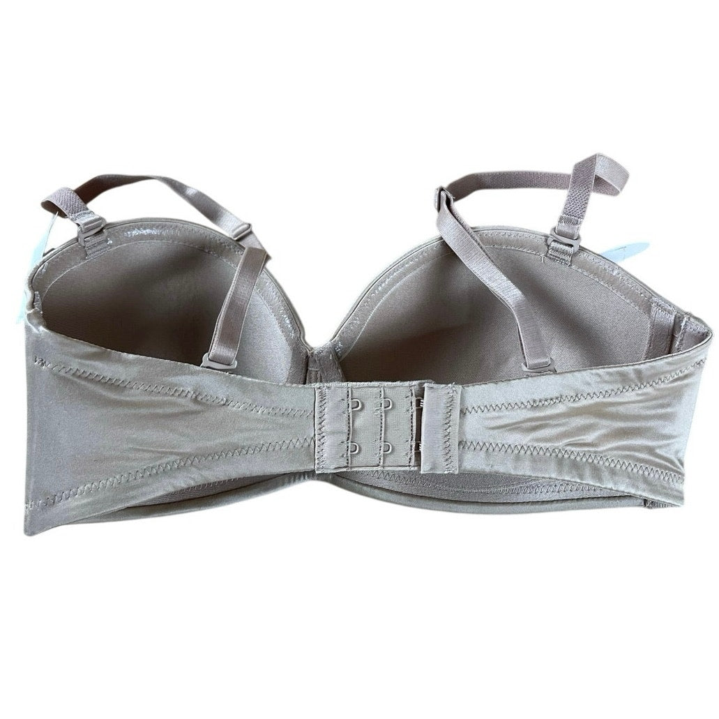B.tempt'd Bra Womens 30C Beige T-Shirt Molded Padded Wireless Microfiber