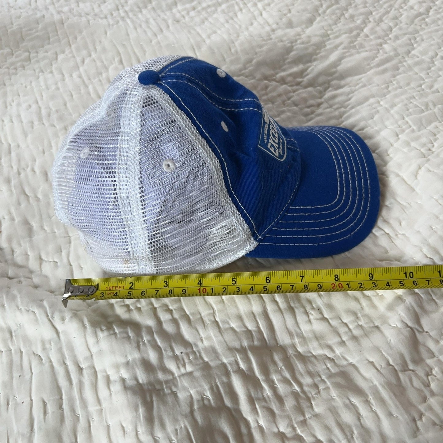 Otto Hat Cap Trucker Snap Back Mens One Size Blue Beer Mesh Breathable