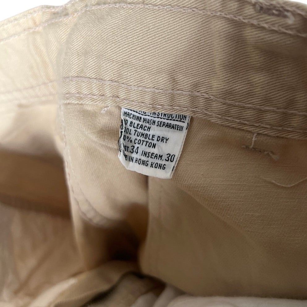Vintage Gap Beige 34 x 30 Straight Leg Men's Pants