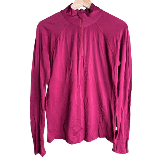 Athleta Fastest Track Half Zip Women Sweater Size Medium