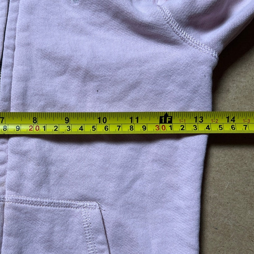 Polo Ralph Lauren Baby Pink Sweatshirt Women's Size 6X Hooded Zipper Logo