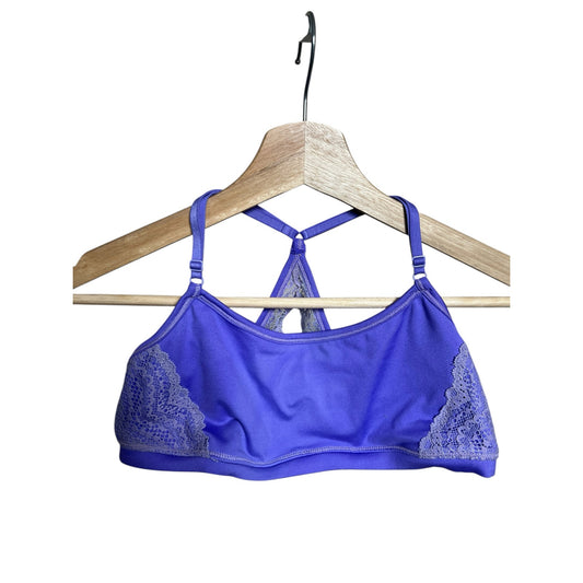 Aerie Purple Sports Bra Size Medium M Adjustable Straps