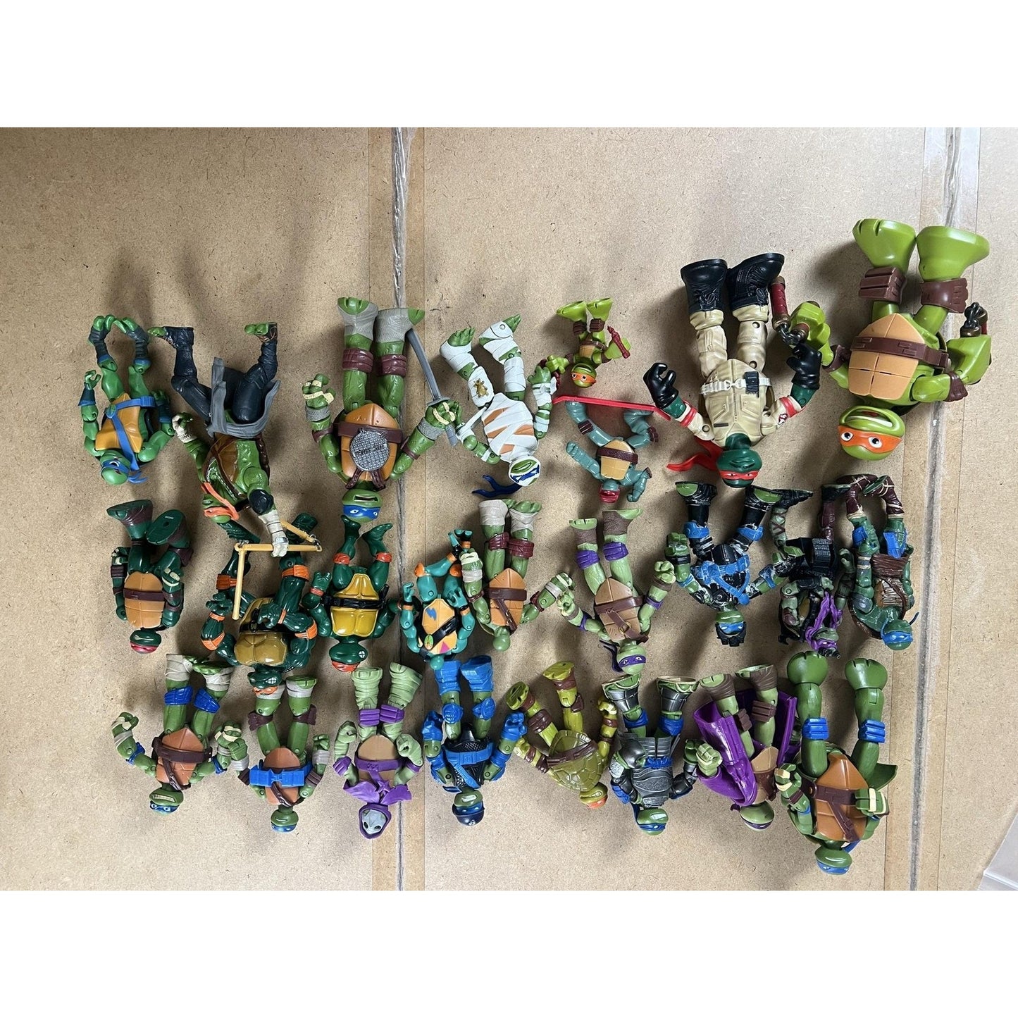 Playmates Teenage Mutant Ninja Turtles Action Figure Mixed Lot Green Unboxed