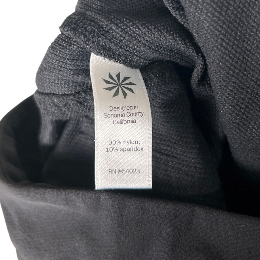 Athleta Nylon Size 10 Black Activewear Spandex Stretch Pants