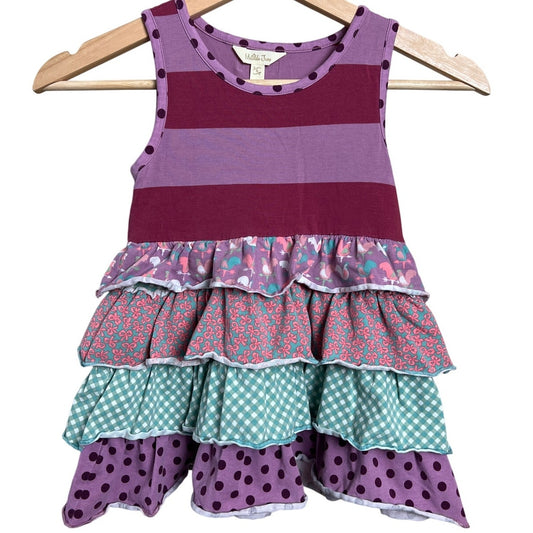 Matilda Jane Size 6 Kids Oh Dear Ruffles Tunic Tank
