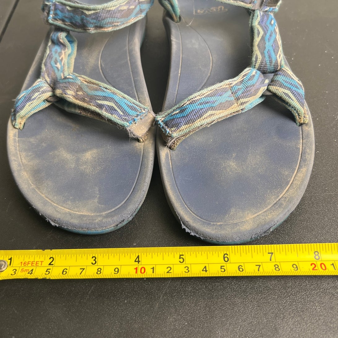 Teva Blue Strap Sandals Men Size 10