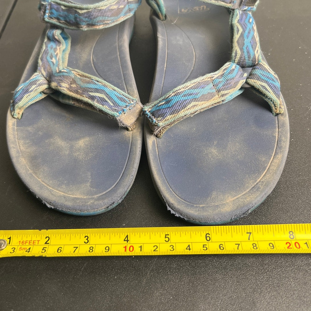 Teva Blue Strap Sandals Men Size 10